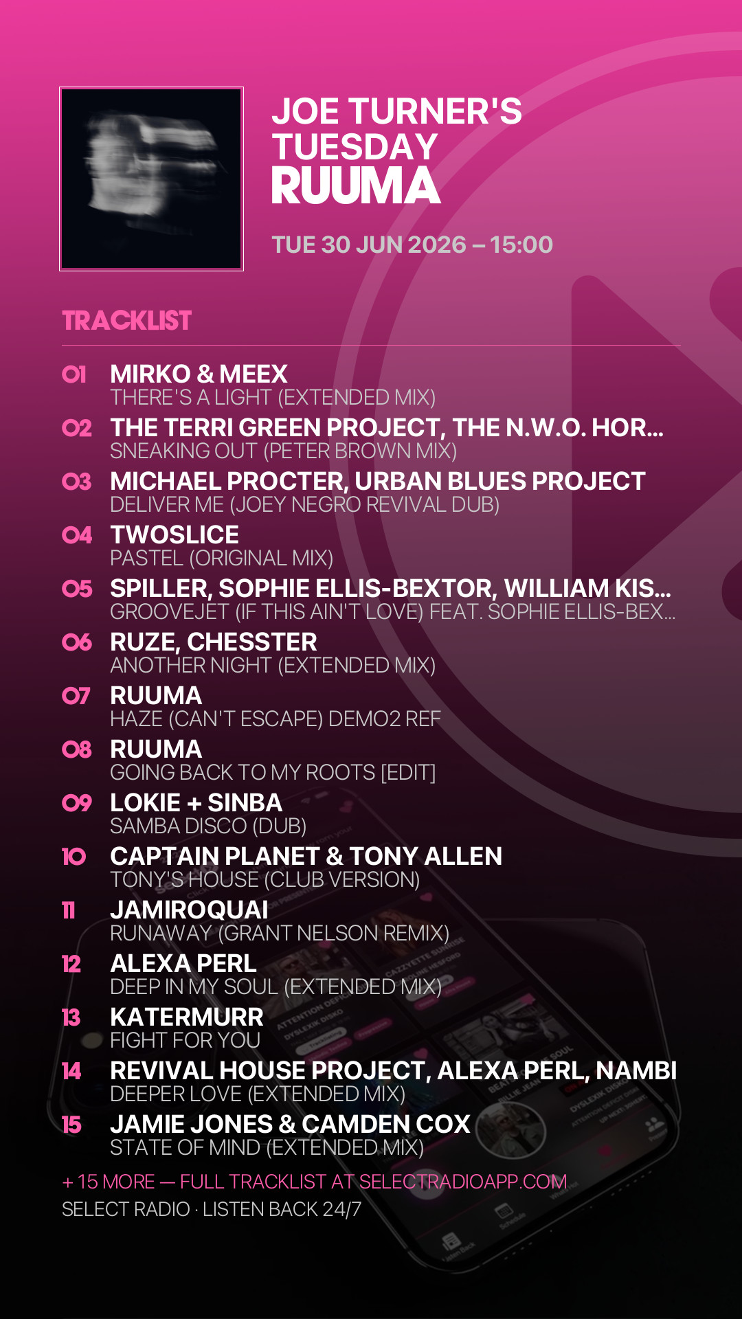 Tracklist Story Preview