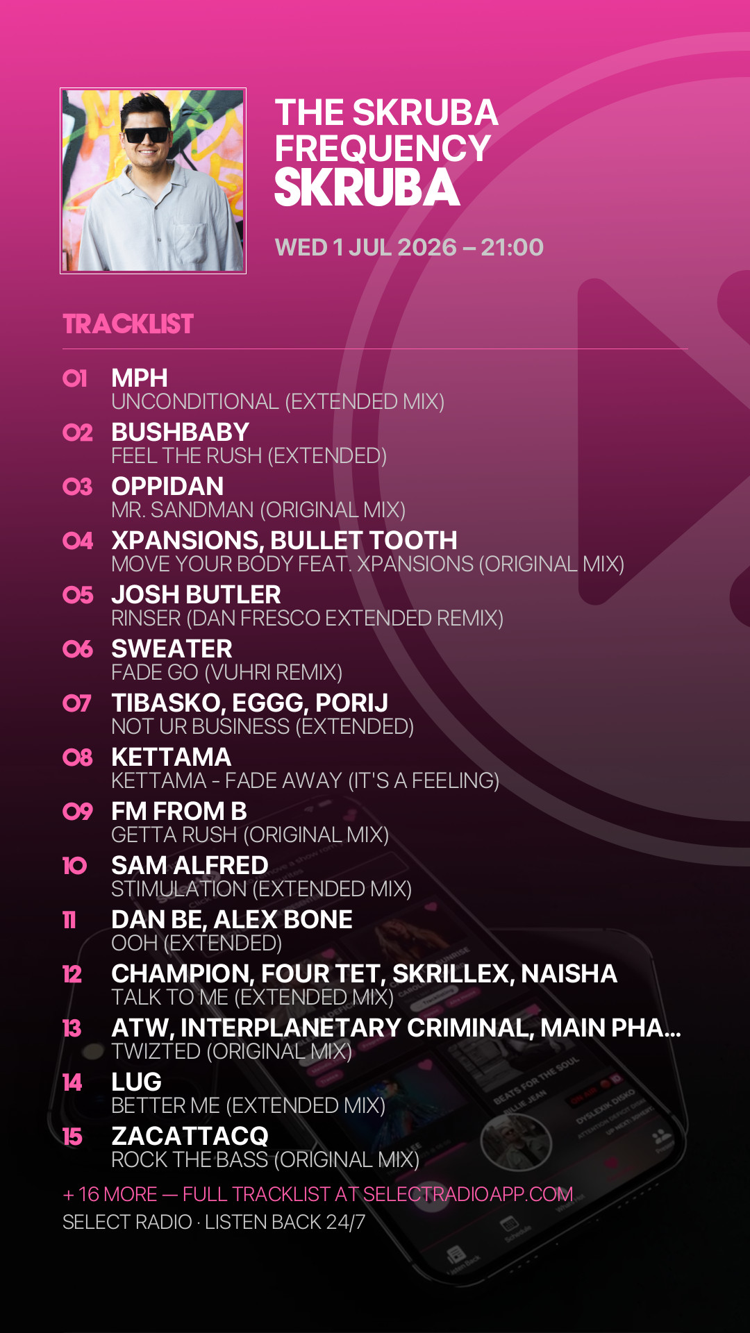 Tracklist Story Preview