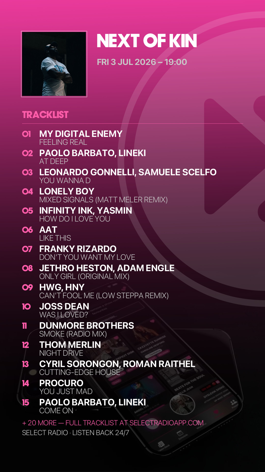Tracklist Story Preview