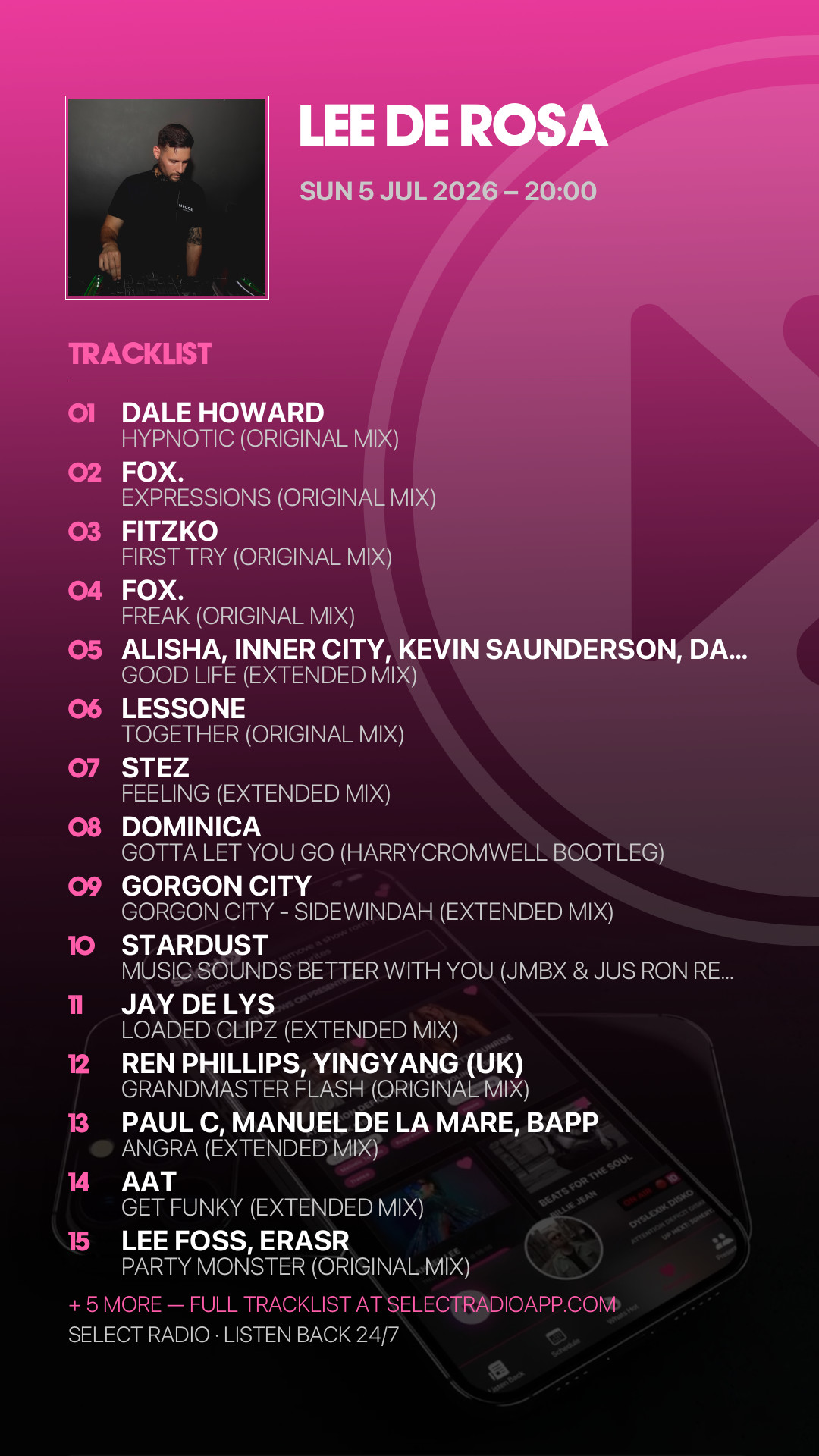 Tracklist Story Preview