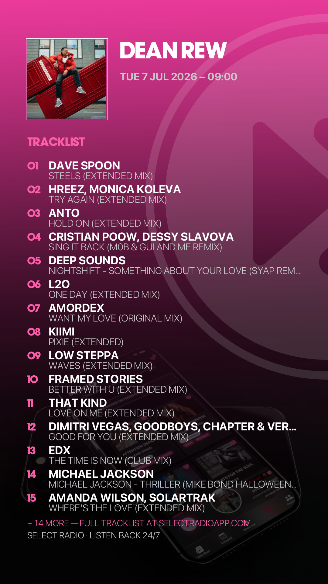 Tracklist Story Preview