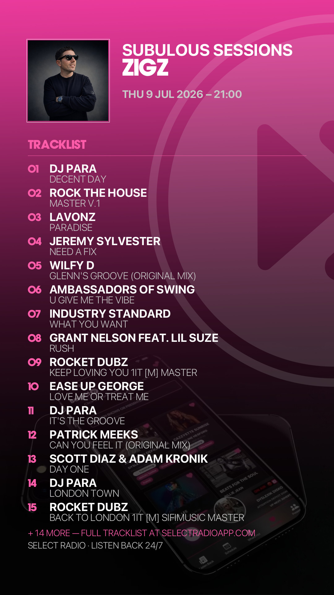 Tracklist Story Preview