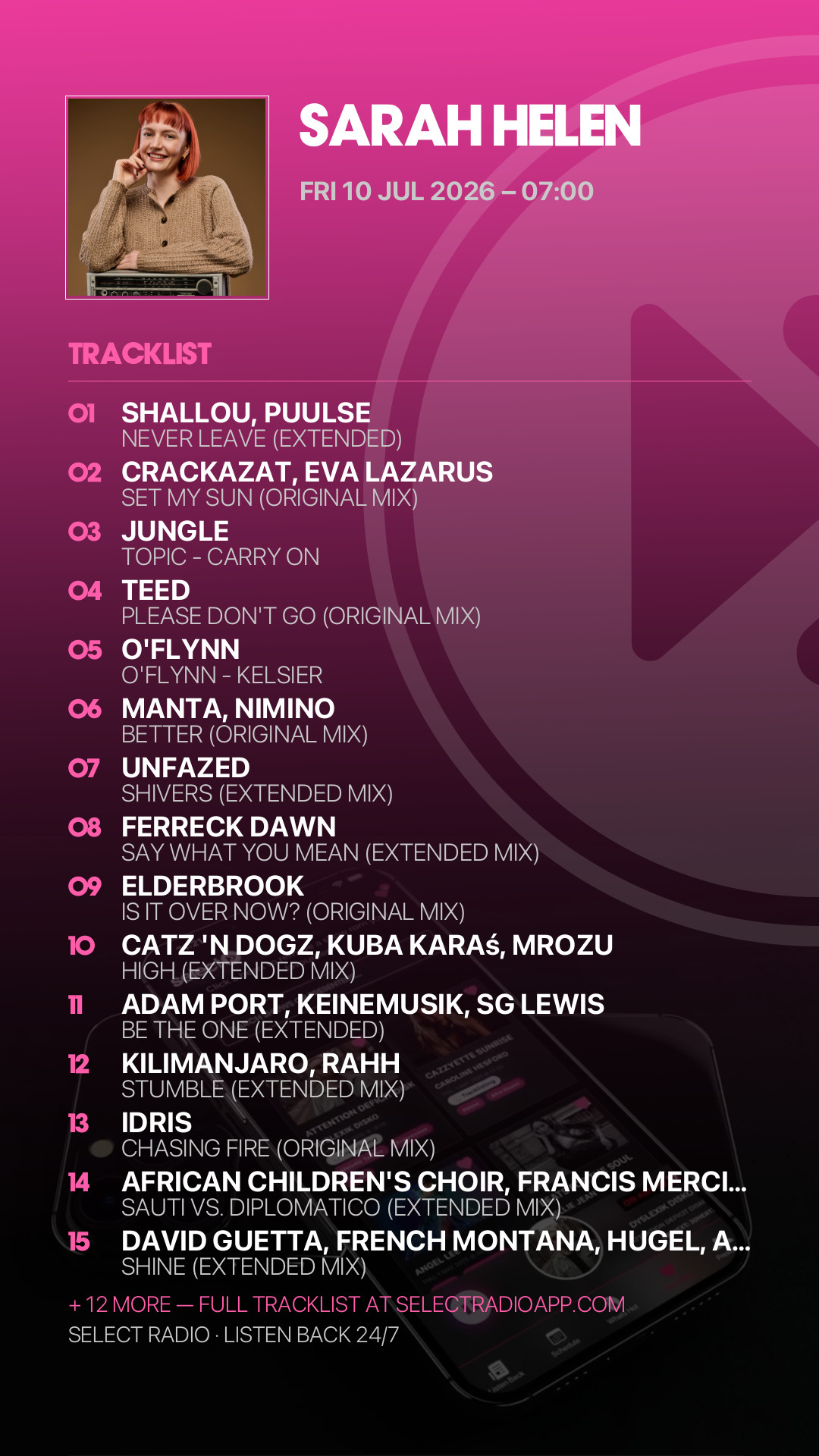 Tracklist Story Preview
