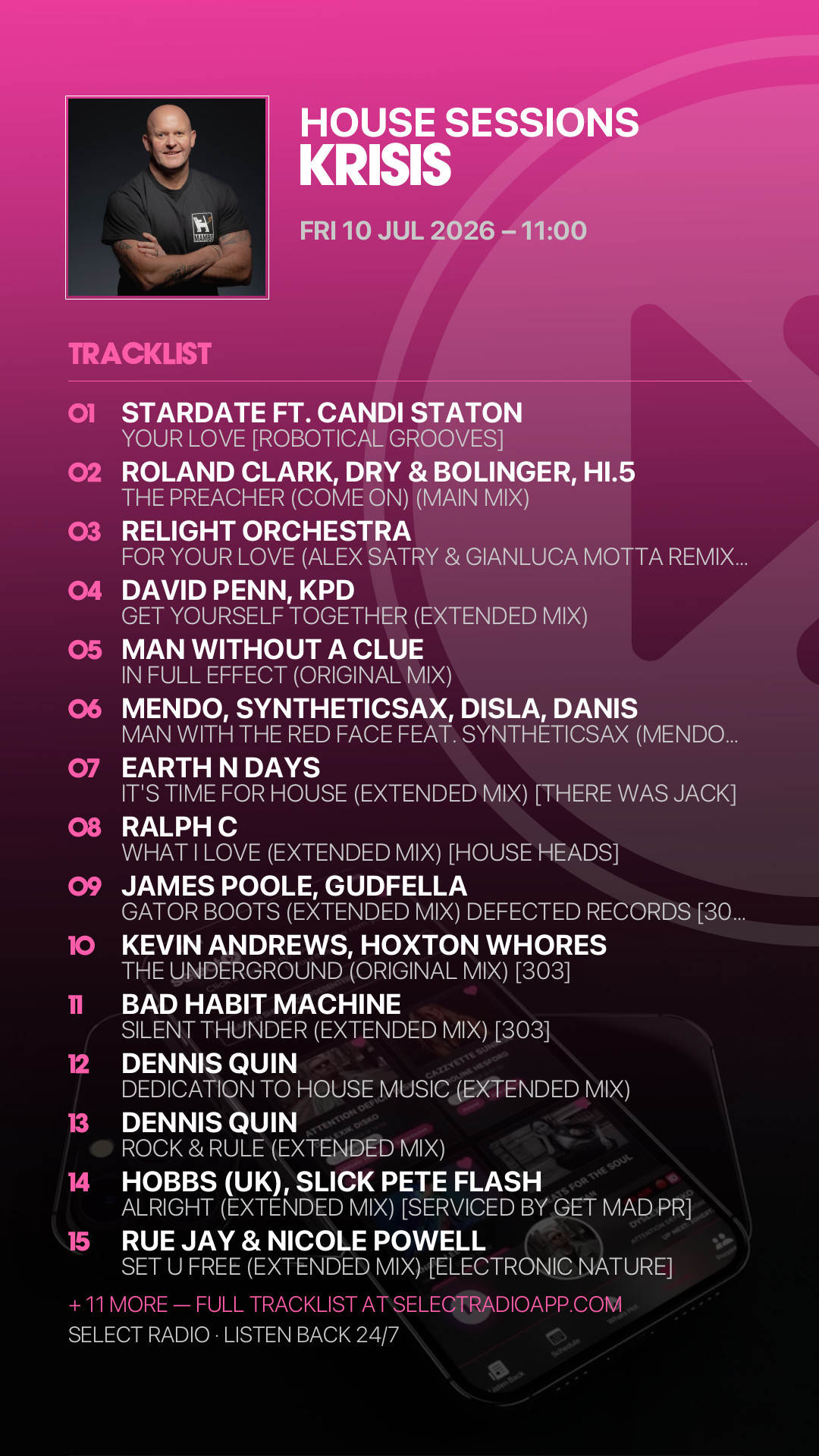 Tracklist Story Preview
