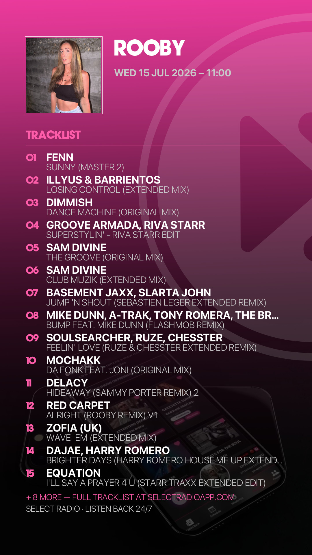 Tracklist Story Preview