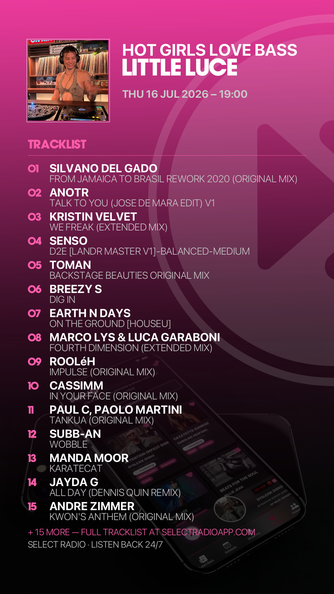 Tracklist Story Preview