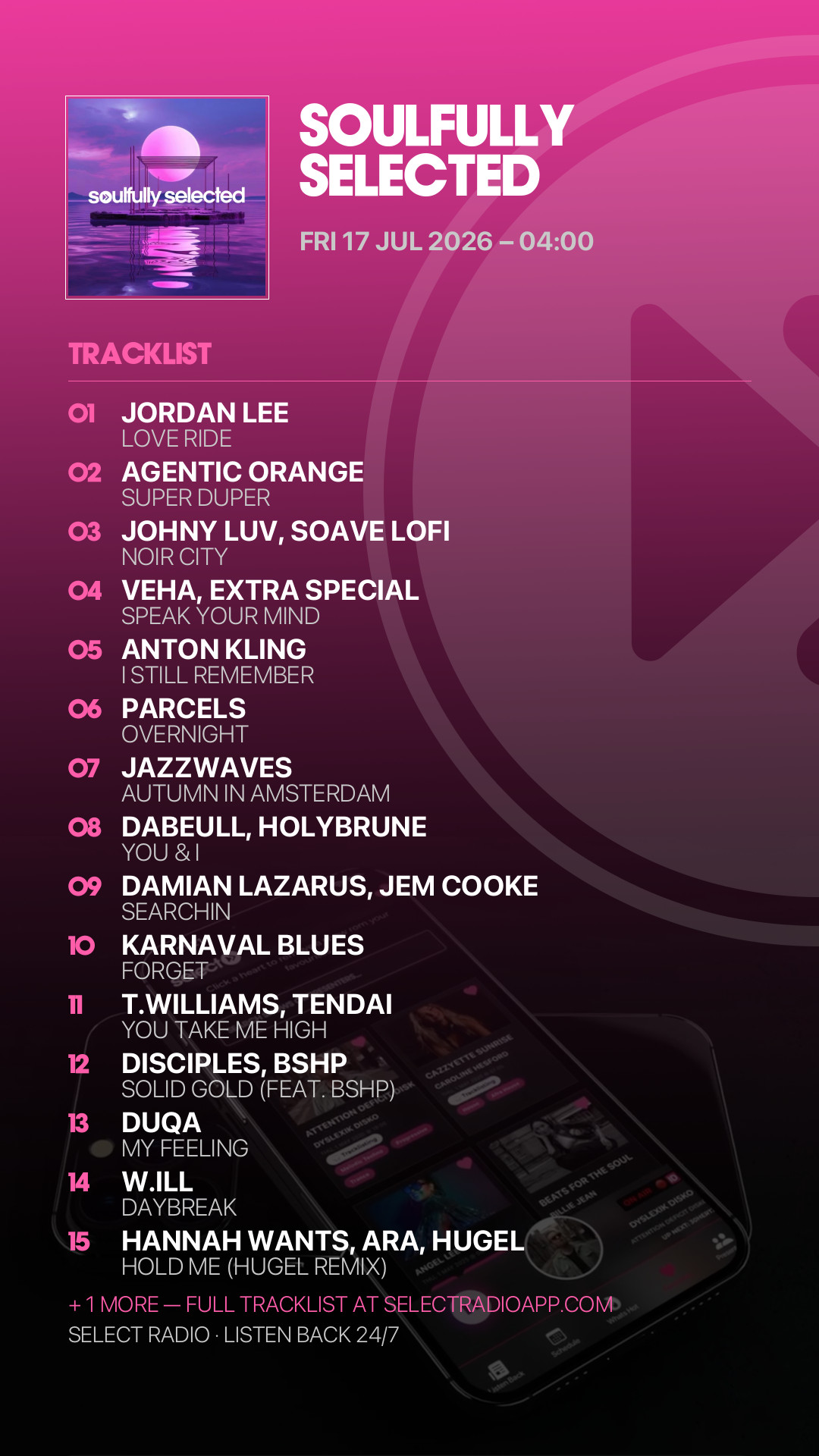 Tracklist Story Preview