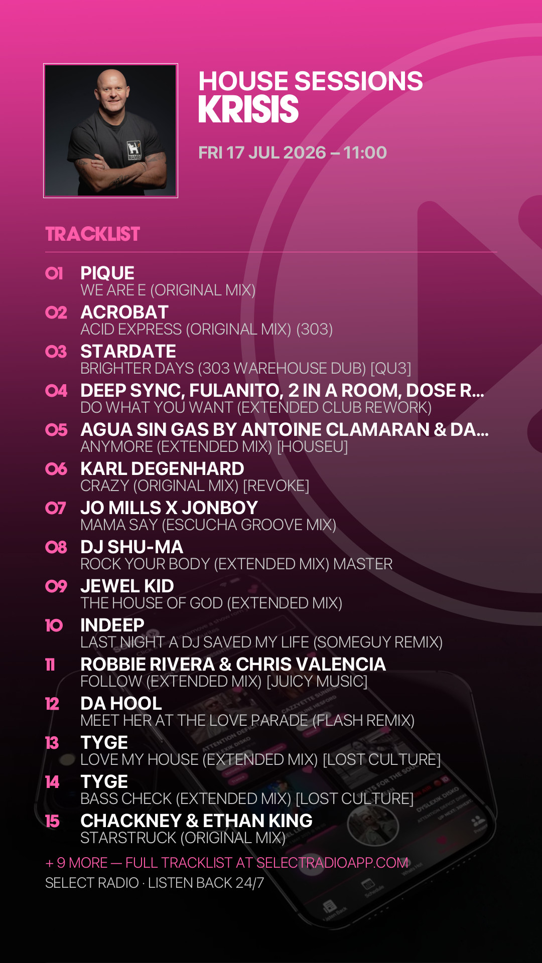 Tracklist Story Preview