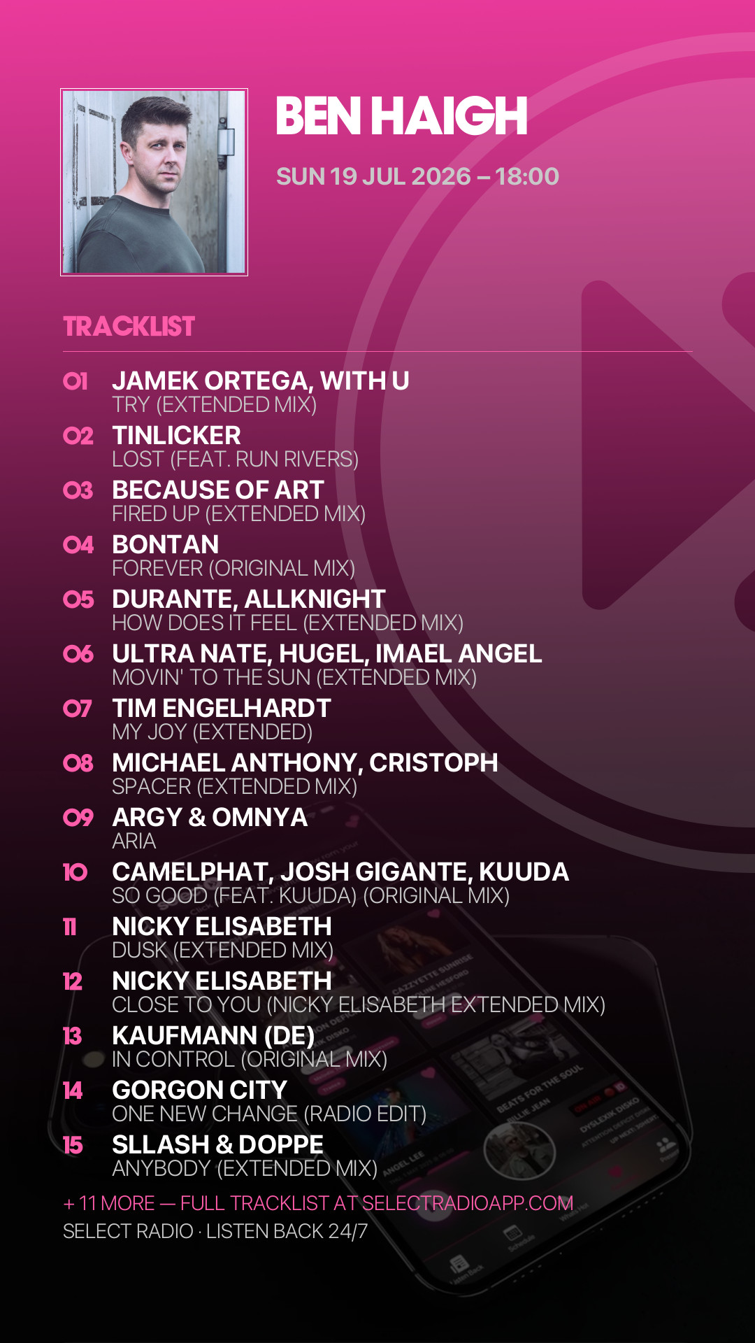 Tracklist Story Preview