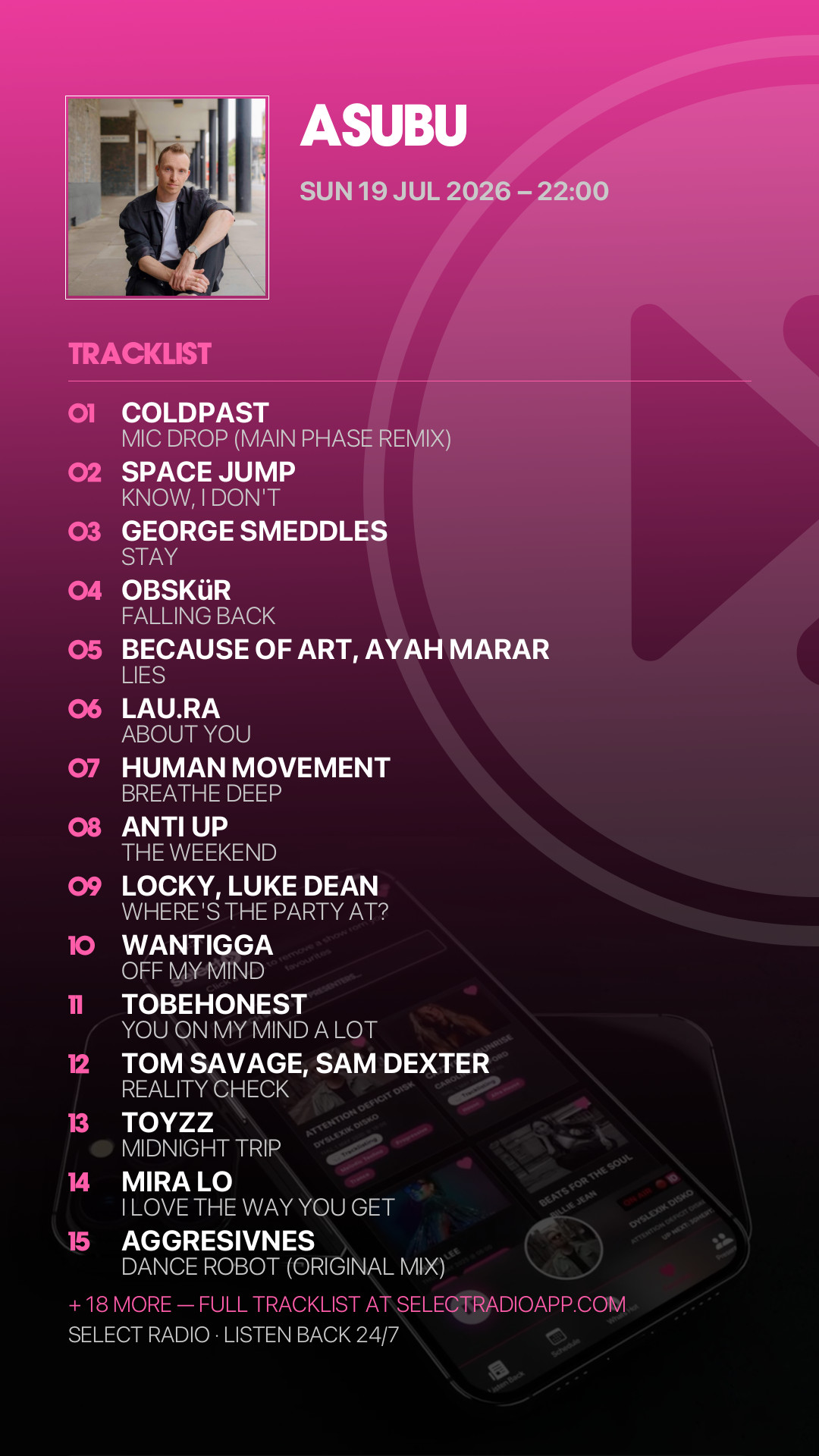 Tracklist Story Preview