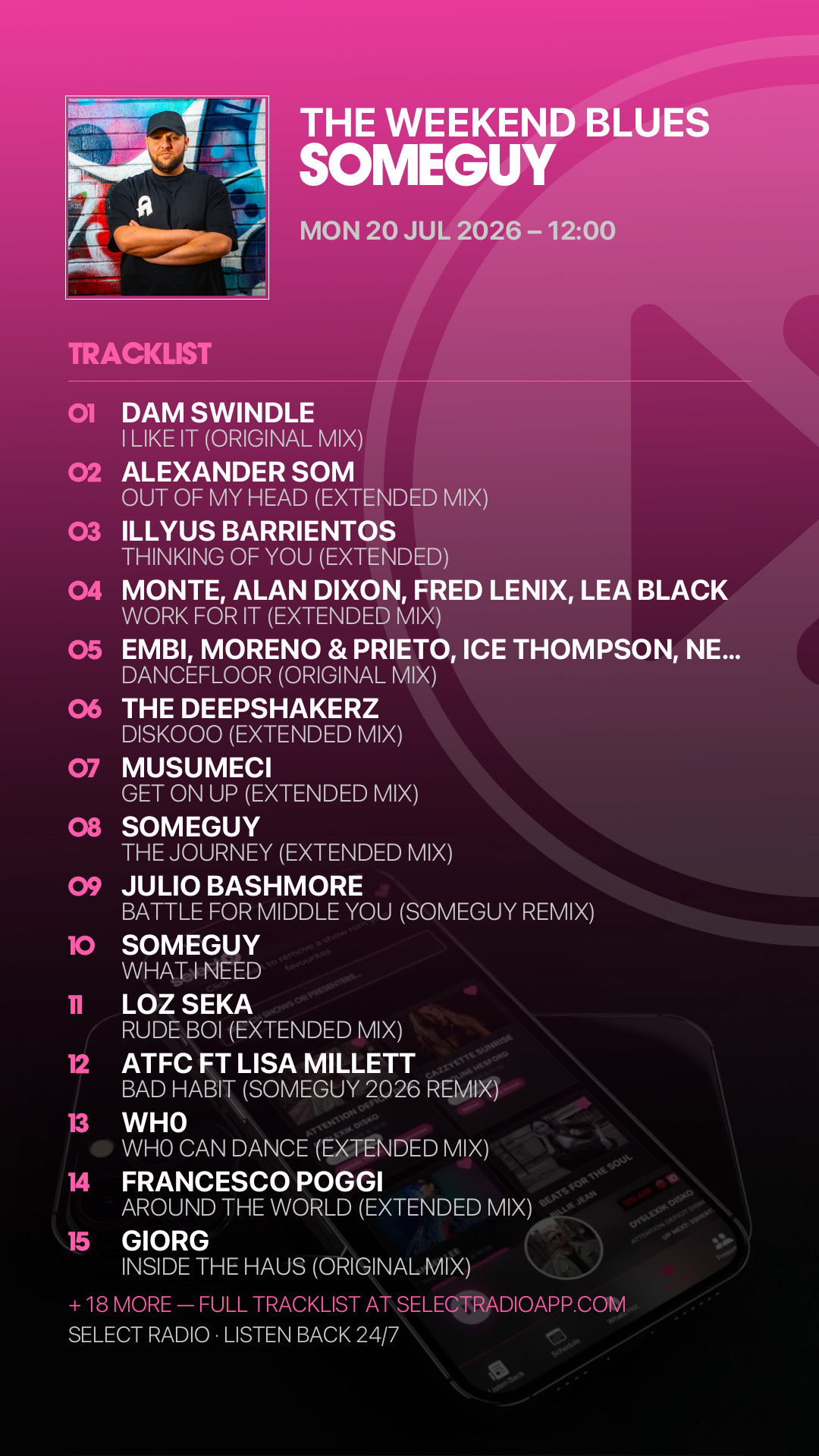 Tracklist Story Preview