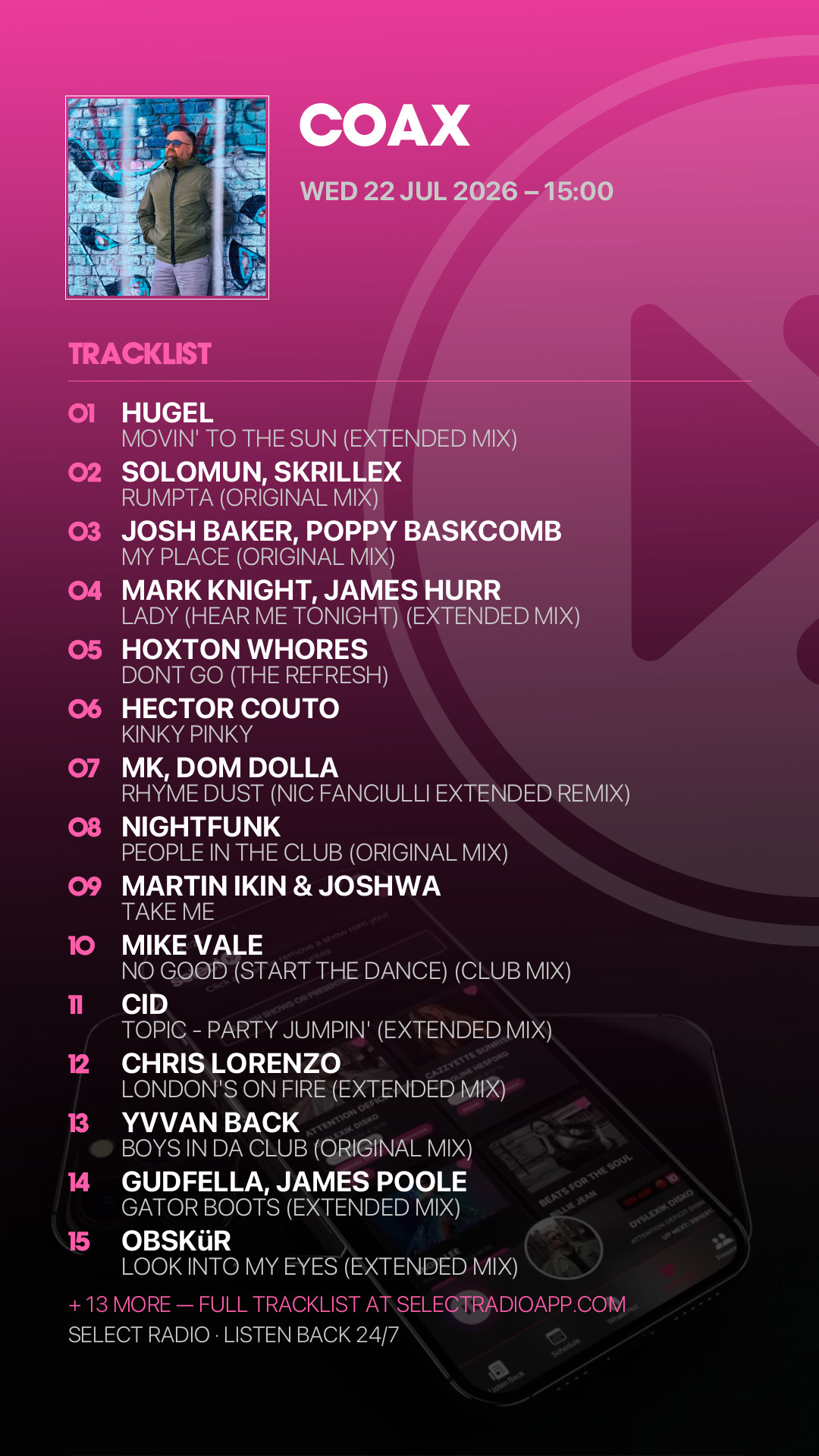 Tracklist Story Preview