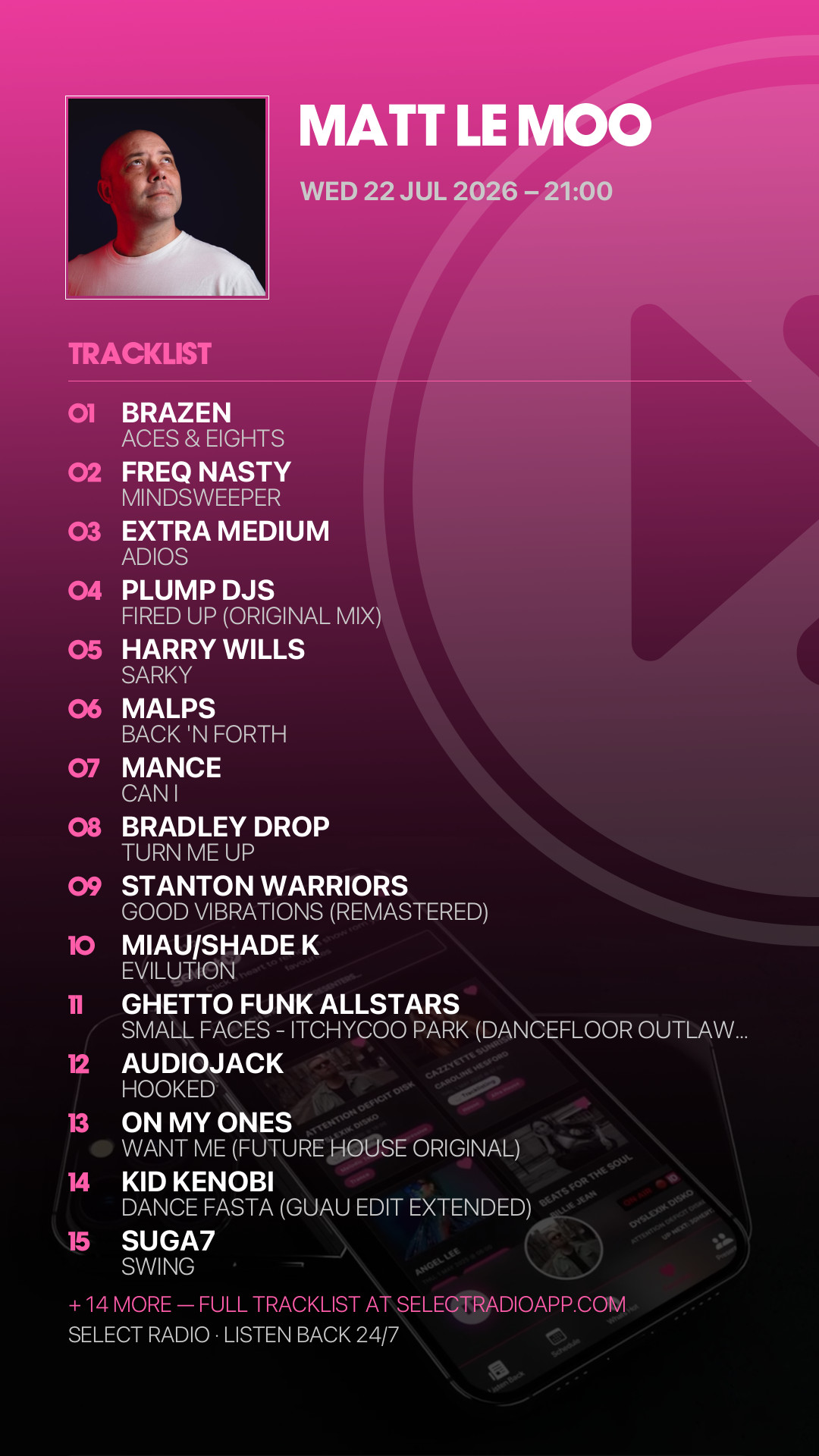Tracklist Story Preview