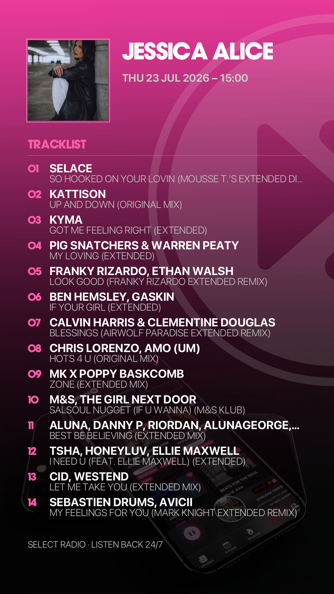 Tracklist Story Preview