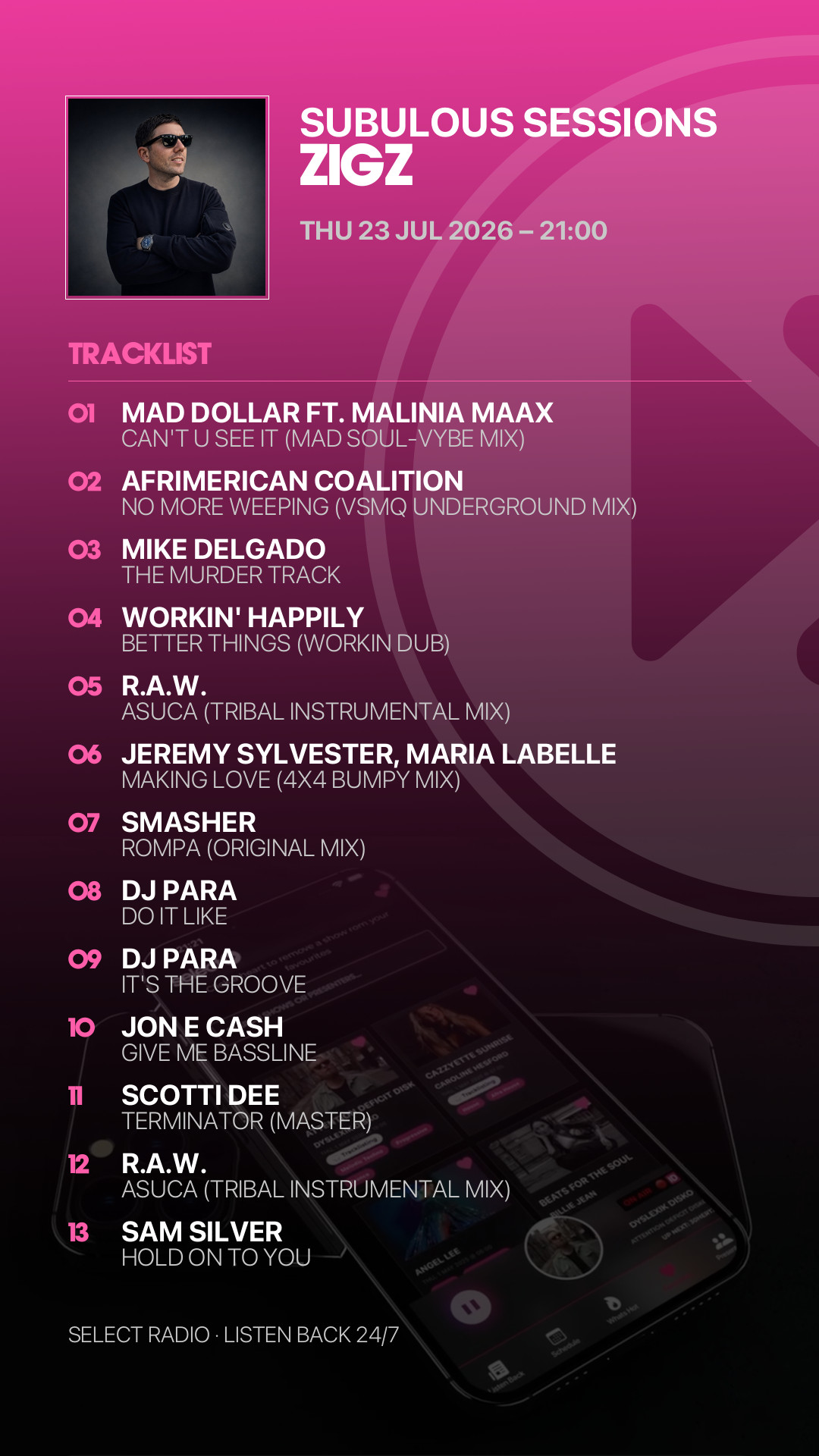 Tracklist Story Preview