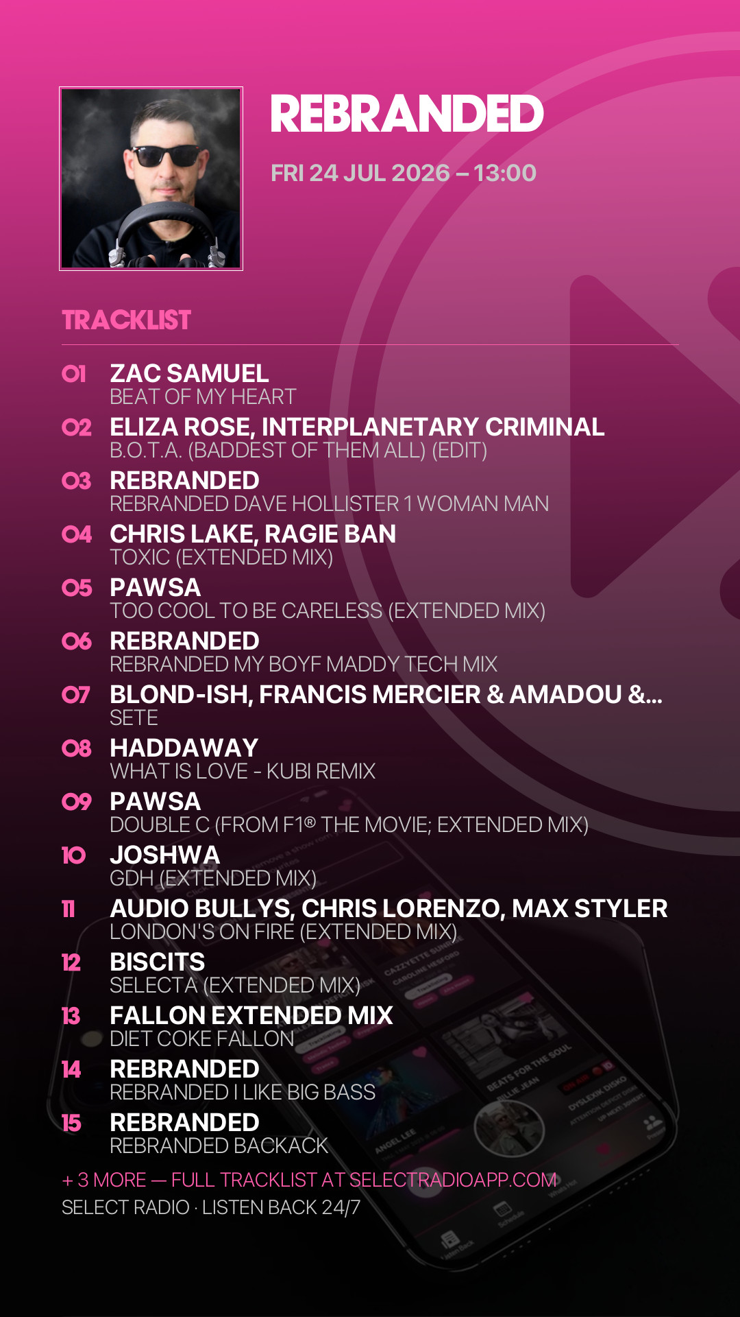 Tracklist Story Preview