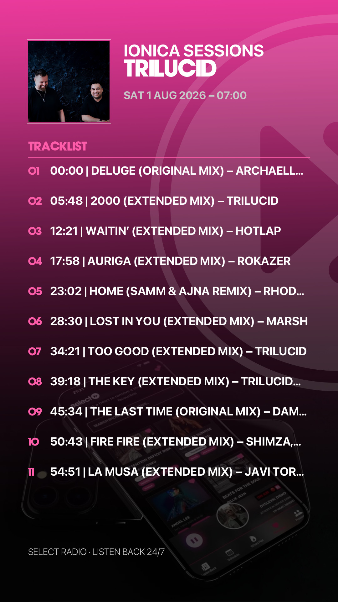 Tracklist Story Preview