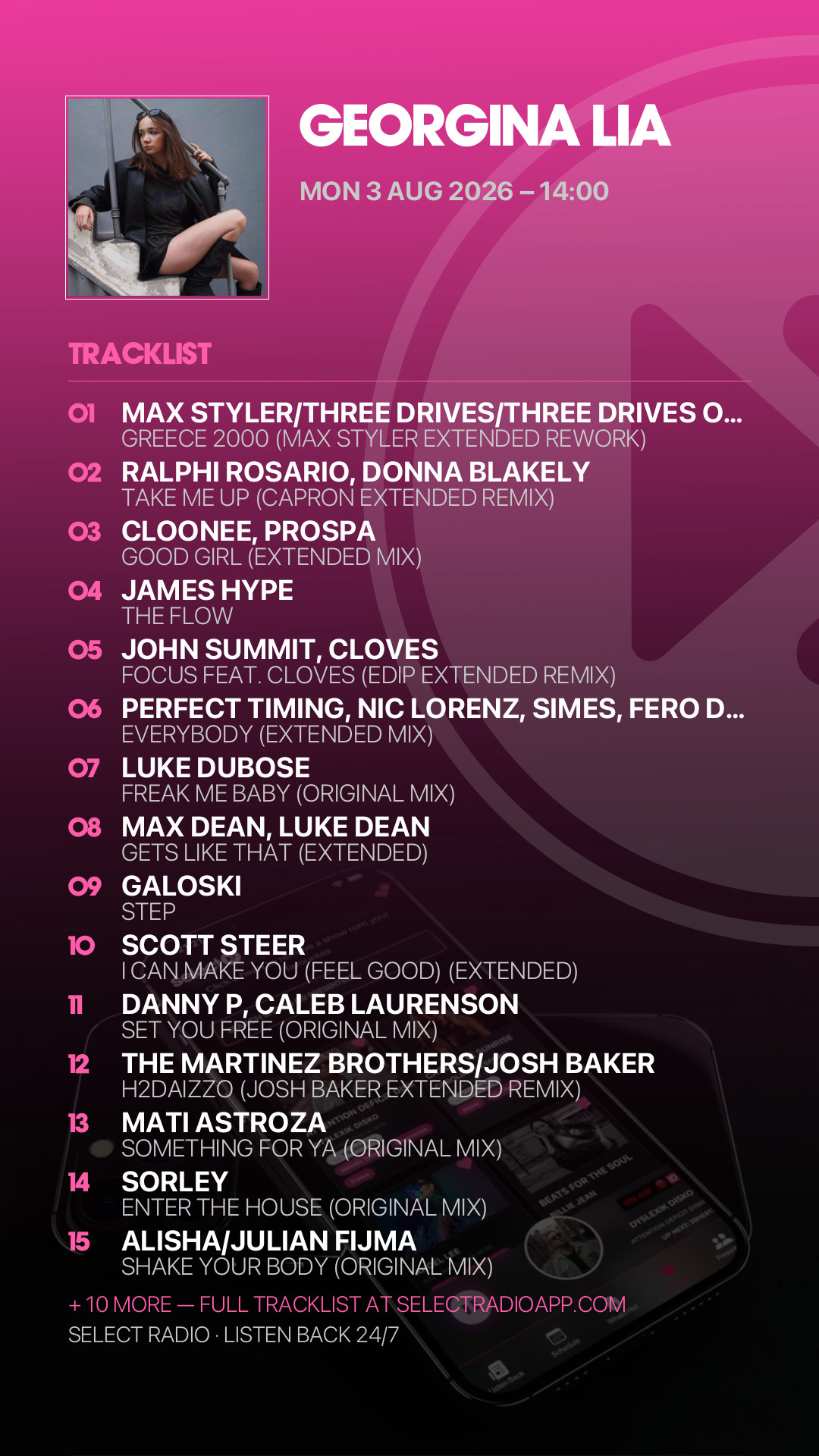 Tracklist Story Preview
