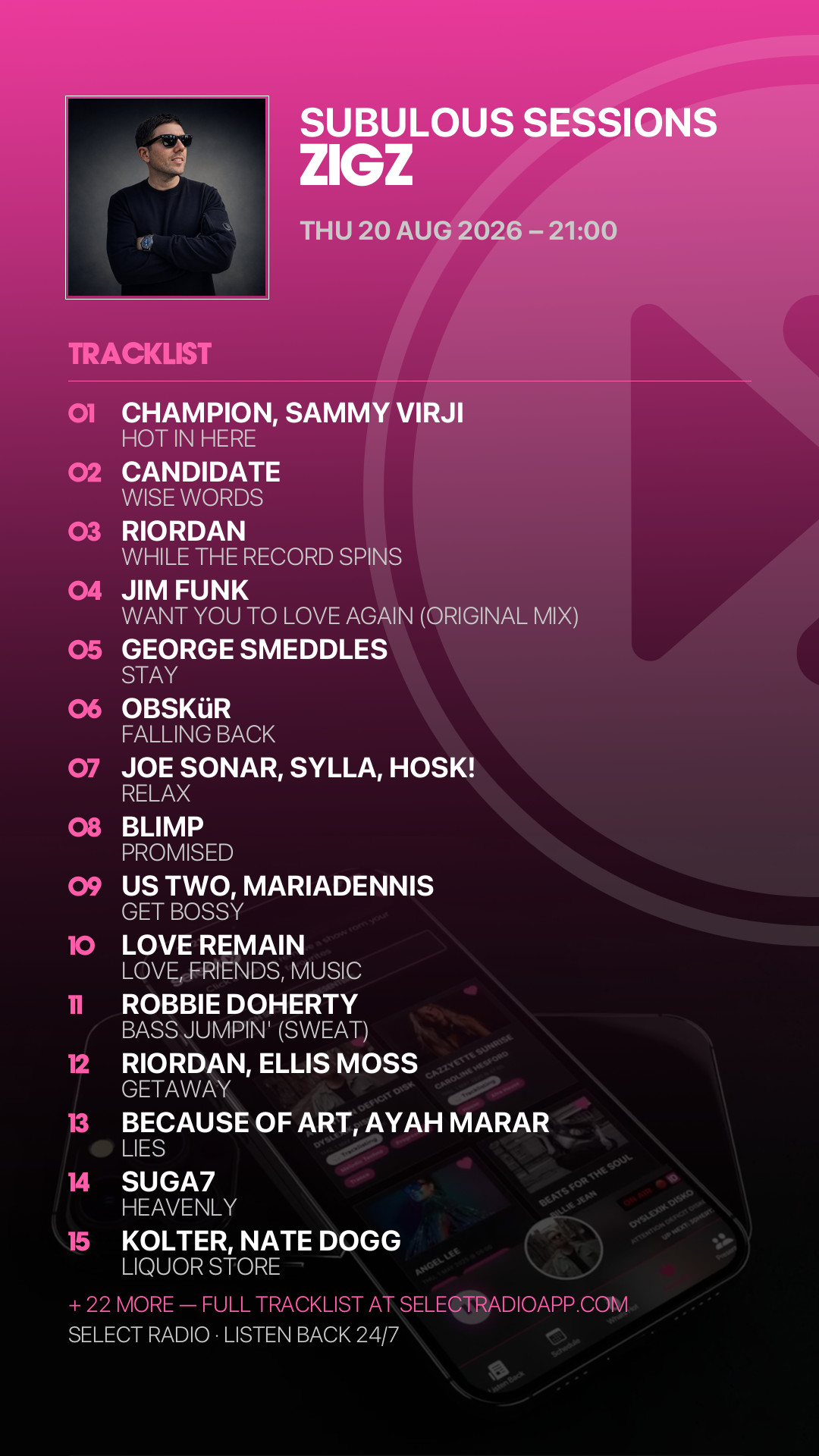 Tracklist Story Preview