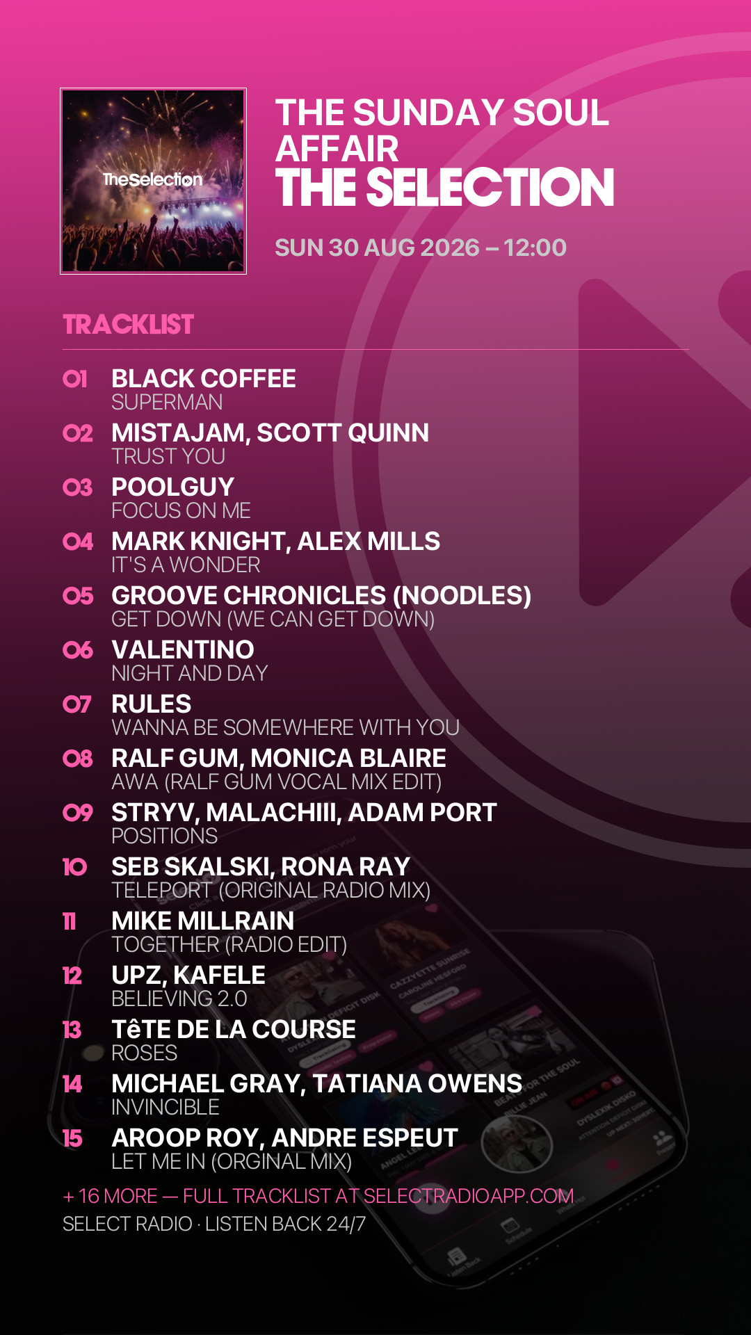Tracklist Story Preview
