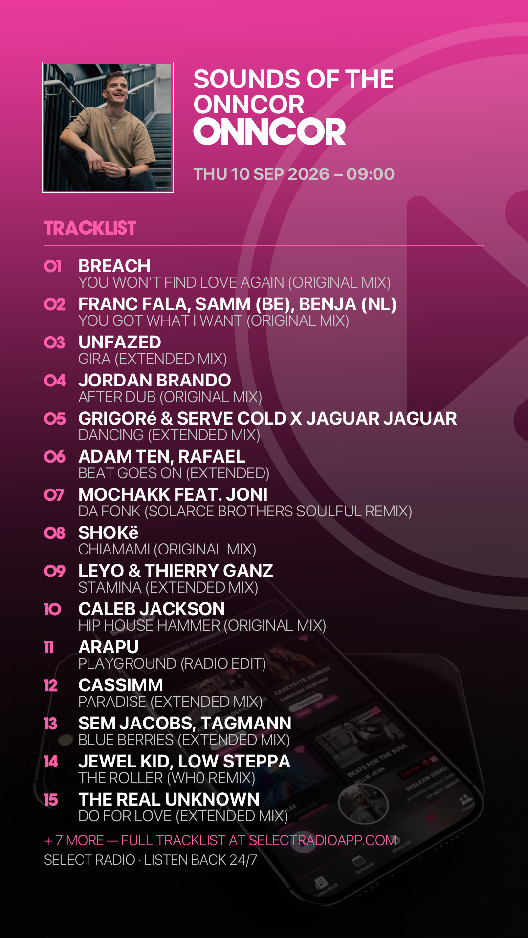 Tracklist Story Preview