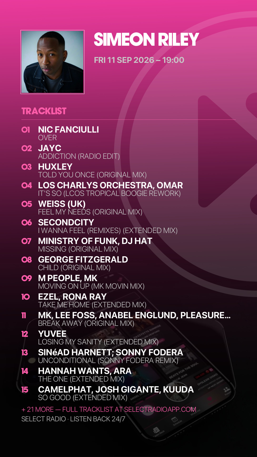 Tracklist Story Preview