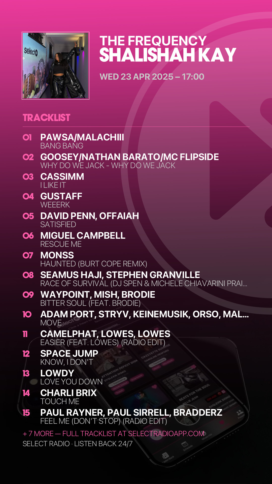 Tracklist Story Preview