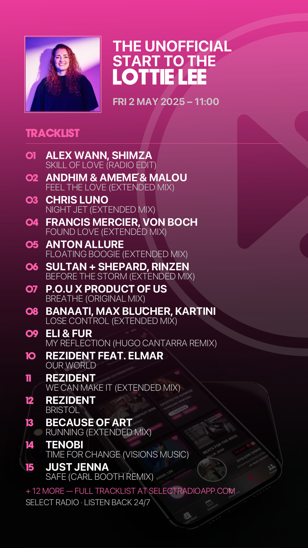Tracklist Story Preview