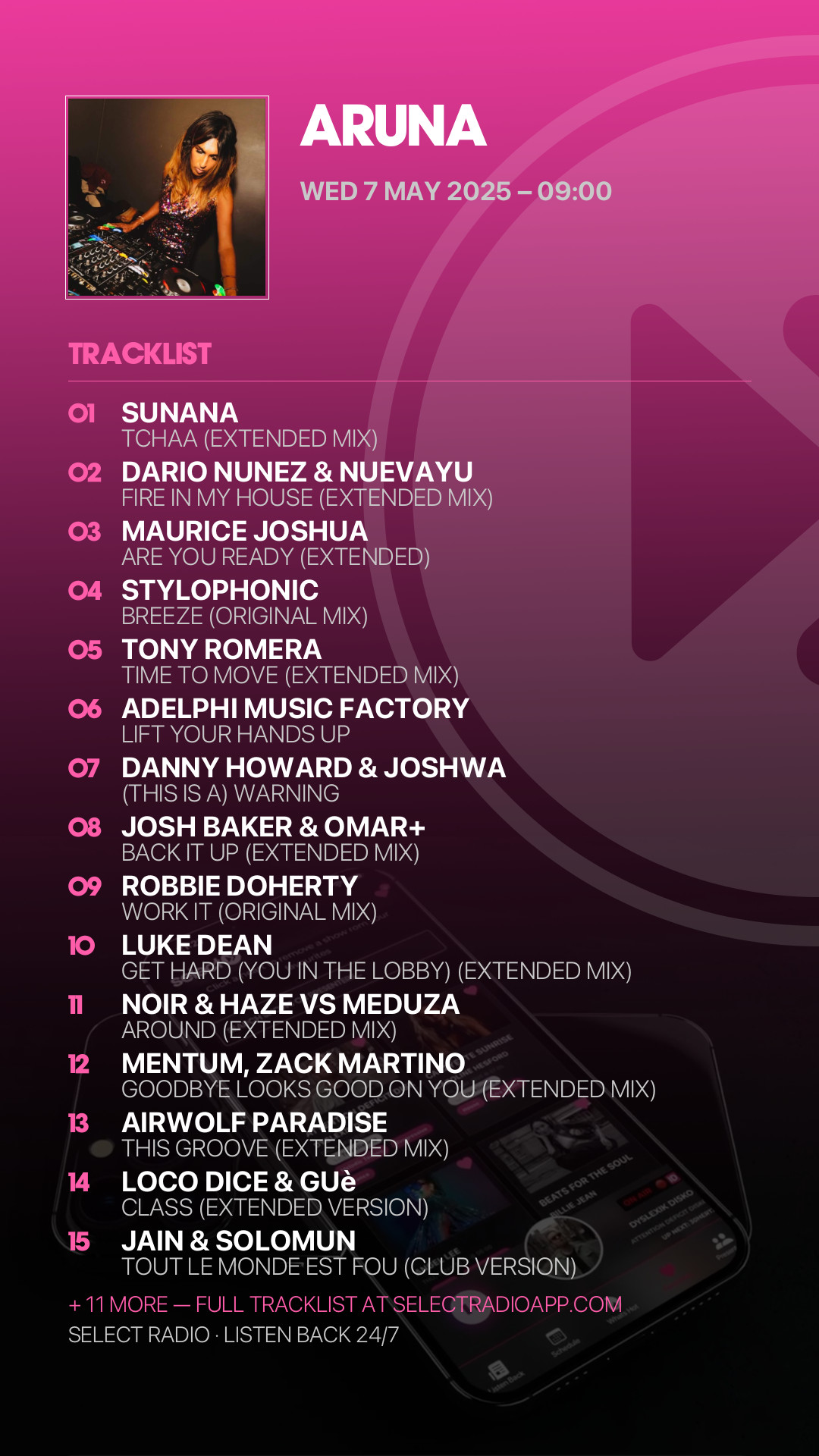 Tracklist Story Preview