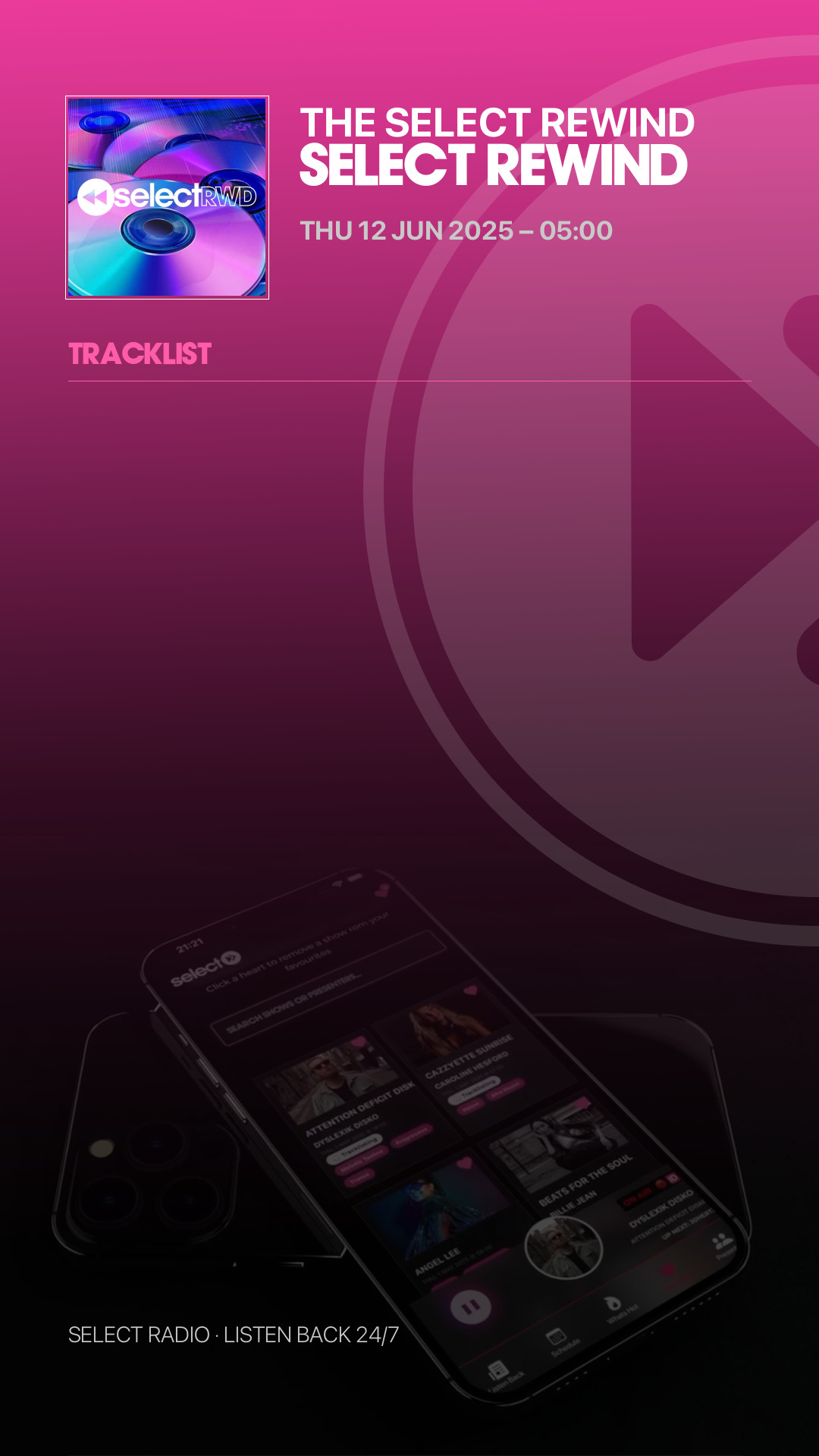 Tracklist Story Preview