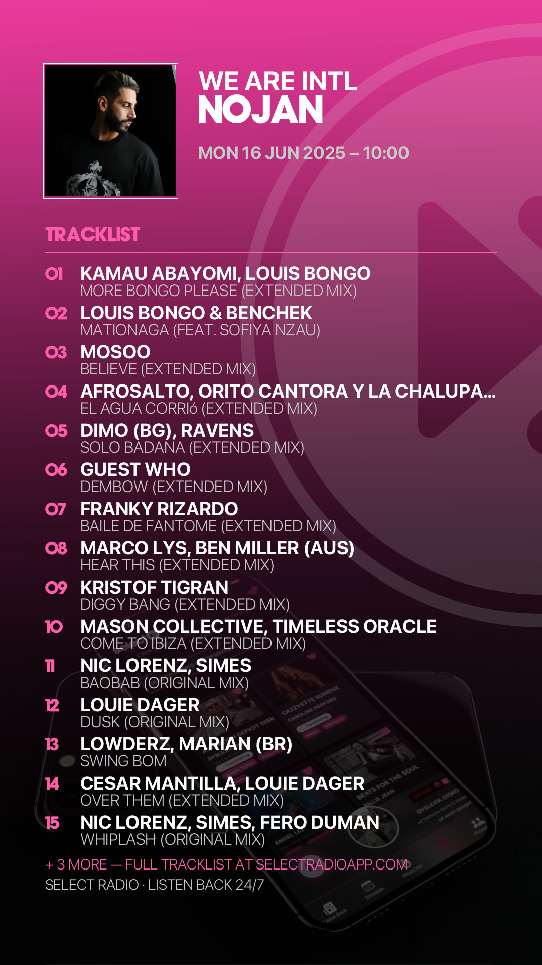 Tracklist Story Preview