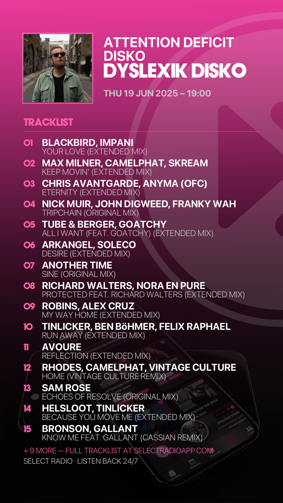 Tracklist Story Preview