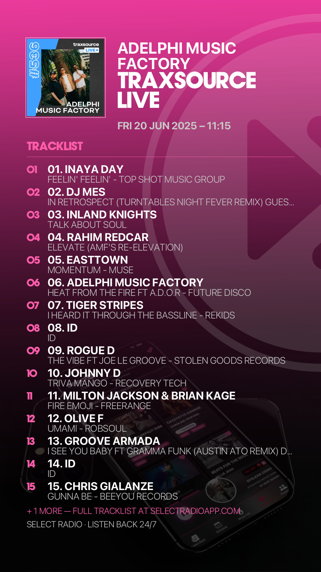 Tracklist Story Preview