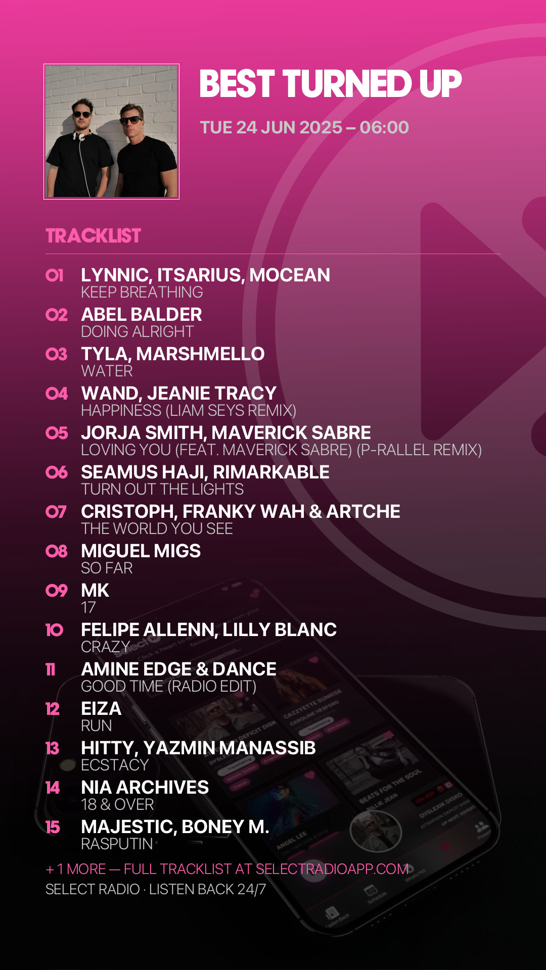 Tracklist Story Preview