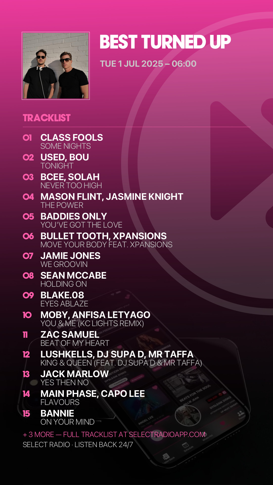 Tracklist Story Preview