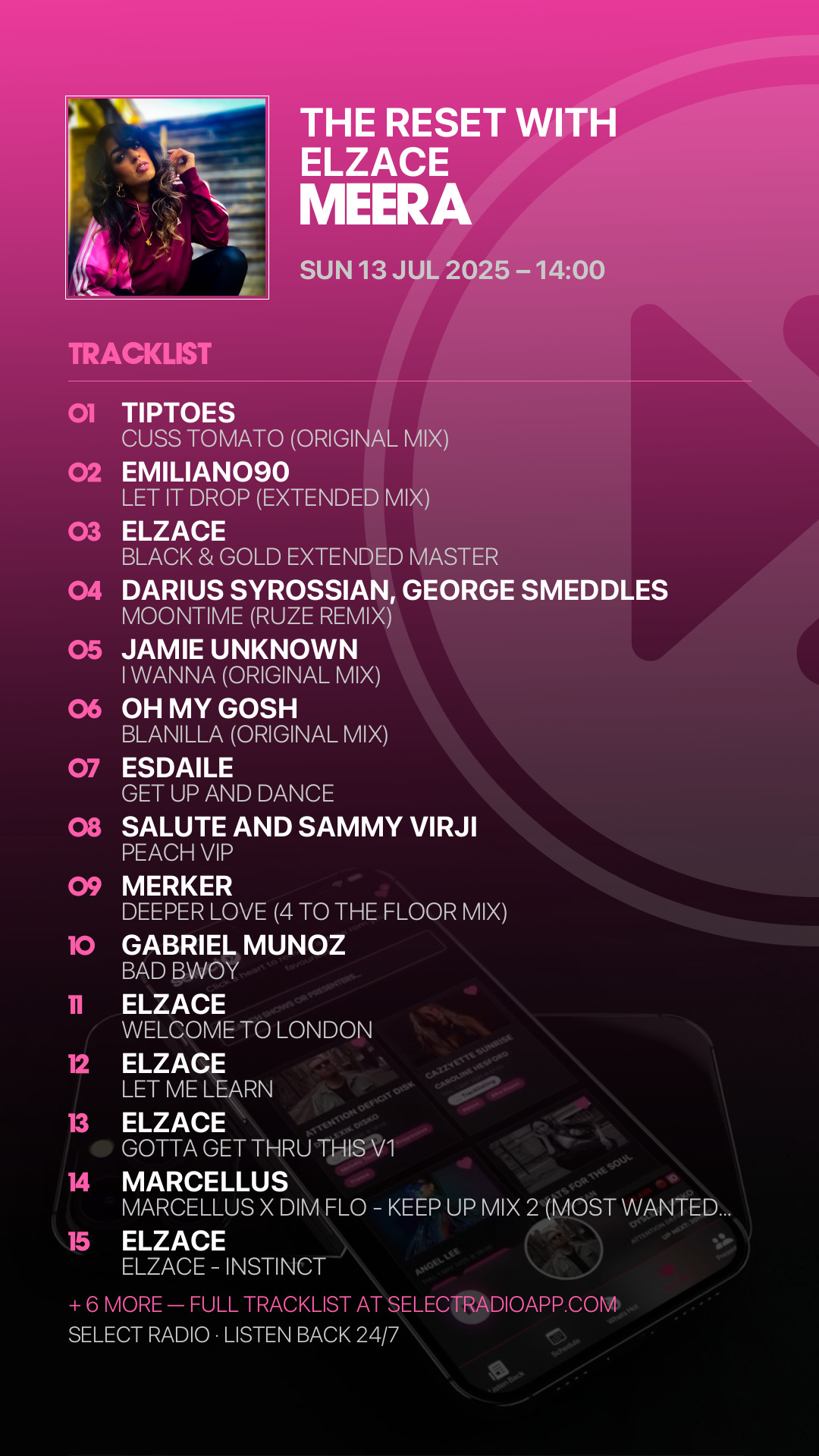 Tracklist Story Preview