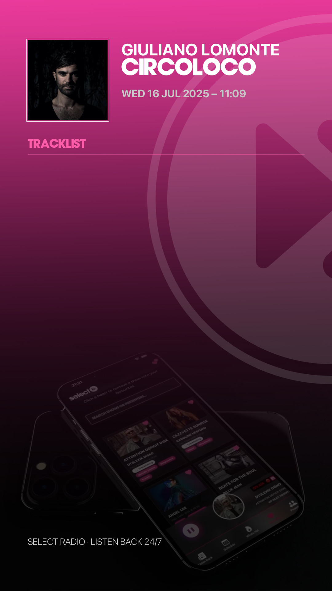 Tracklist Story Preview