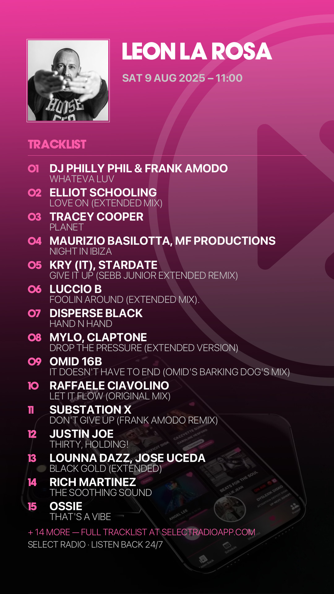 Tracklist Story Preview
