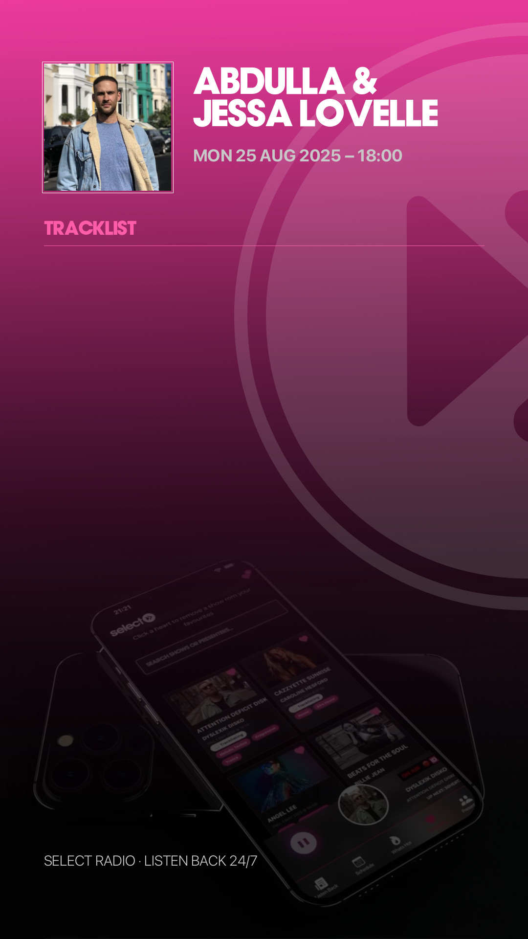 Tracklist Story Preview