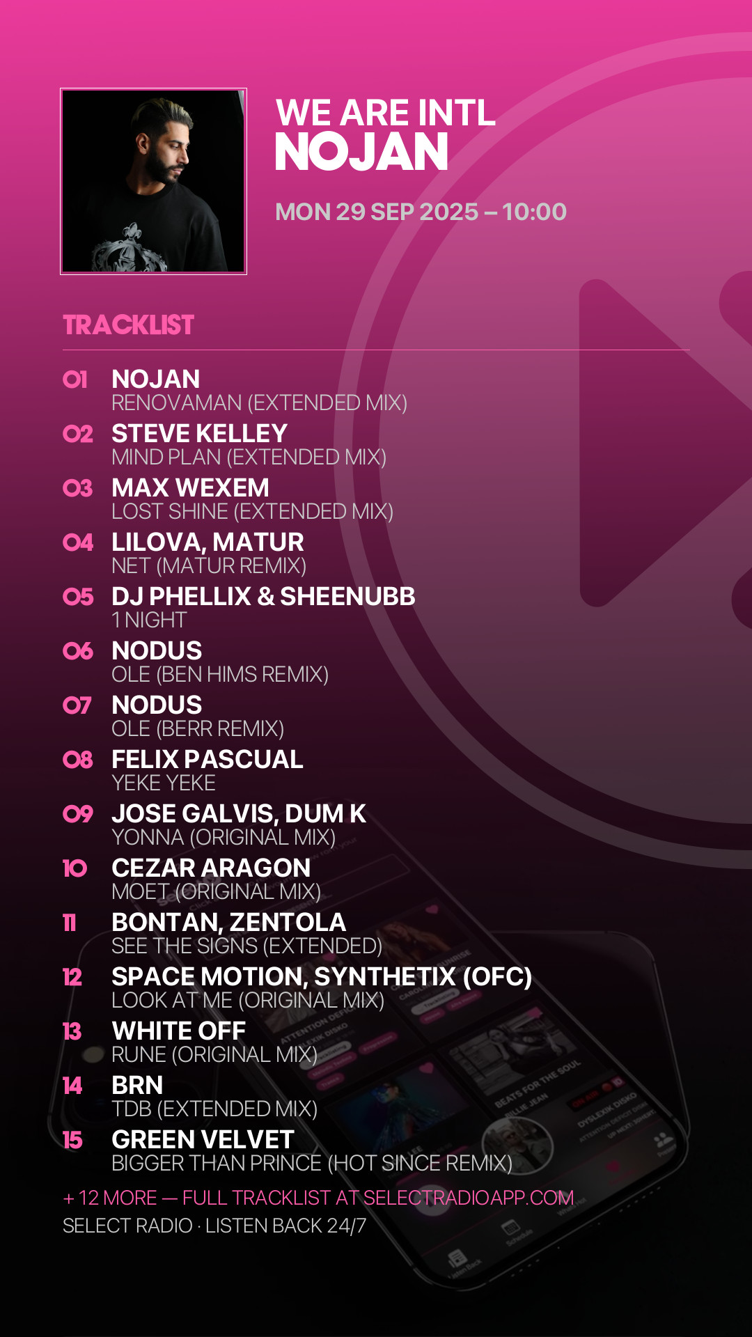 Tracklist Story Preview