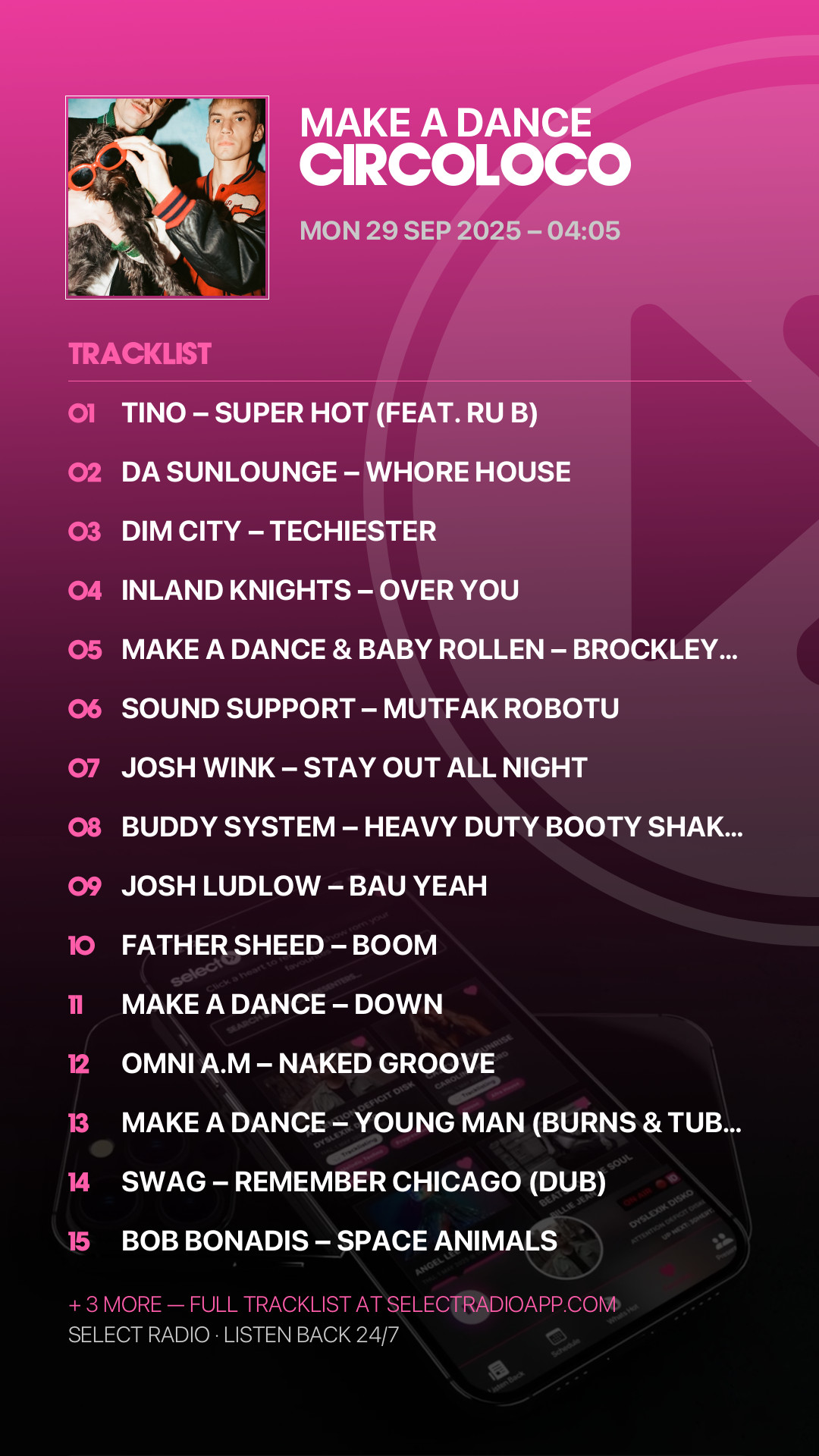Tracklist Story Preview