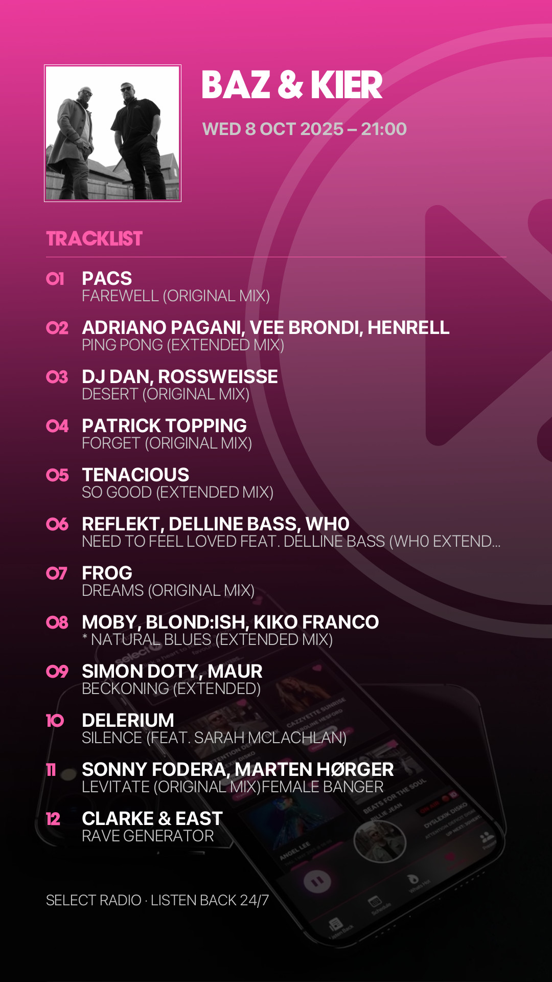 Tracklist Story Preview