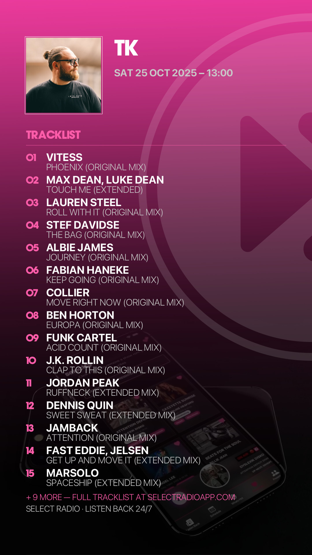 Tracklist Story Preview